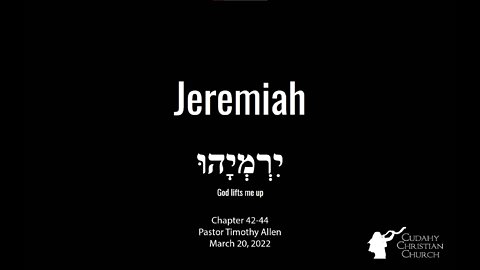 Jeremiah 42-44