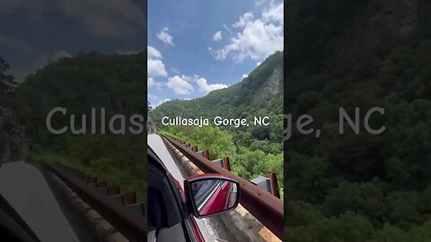 Mountain driving cullasaja gorge near Highlands, NC #mountain #scenic #adventure #northcarolina