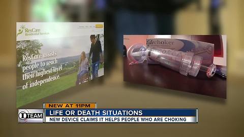Dechoker anti-choking device claims to save lives but has never been tested on humans