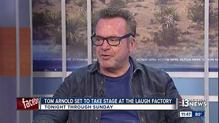 Tom Arnold takes the stage at the Laugh Factory