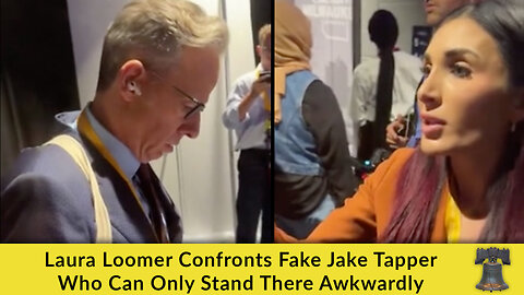 Laura Loomer Confronts Fake Jake Tapper Who Can Only Stand There Awkwardly