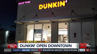 Dunkin' opens downtown