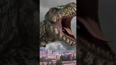T-Rex City attack #dinosaur #attack #trex #jurassicpark #sorts