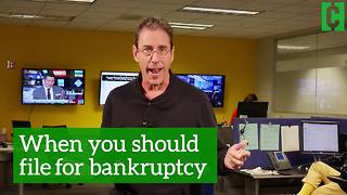 When you should file for bankruptcy