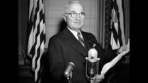 President Truman talks about the Jews