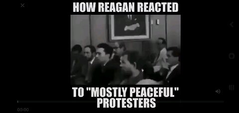 "How Ronald Reagan responded to protests"