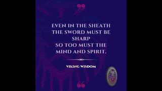 Saturday Motivation | Viking Quote For Life | Never Give Up & be a Warrior