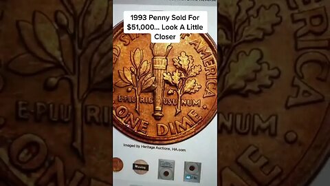 $51,000 MULE PENNY FROM 1993 - FLIP IT OVER!