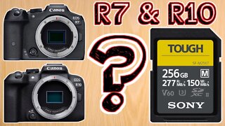 BEST Memory Cards for CANON R7 & R10 Video – SD Cards for 4K 10-bit 4:2:2 Video