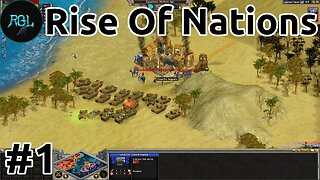 Rise Of Nations - EP1 | 1v1 Tough AI | Real Time Strategy RTS Gameplay / Longplay