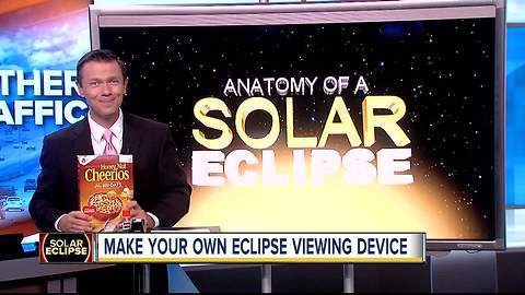 Greg Dee shows how you can view the eclipse without special glasses.