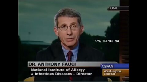Truth telling Fauci