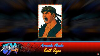 Street Fighter EX Plus Alpha: Arcade Mode - Evil Ryu