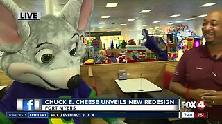 Chuck E. Cheese unveils new redesign in Fort Myers - 7:30am live report