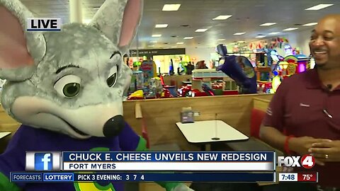 Chuck E. Cheese unveils new redesign in Fort Myers - 7:30am live report