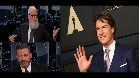 David Letterman Calls Tom Cruise Mr. Big Shot & Says Him No Showing OSCARS was Nonsense