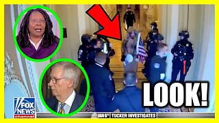 January 6th “Q Anon Shaman” Footage Released By Tucker Carlson Of Capitol Police! REACTION.