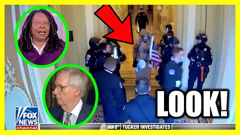 January 6th “Q Anon Shaman” Footage Released By Tucker Carlson Of Capitol Police! REACTION.