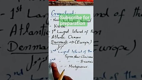 Largest islands of the Worlds #shortfeed #education #learning #ppscpreparation #fpsc #nts #ots