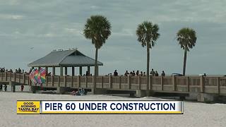 Pier 60 in Clearwater Beach partially closes to repair the bait shop and pavilions