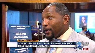 Hall of Famer Ray Lewis honors young people making a difference