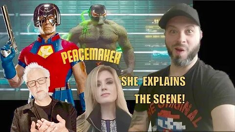 Grace Randolph Explains Bane Scene In Peacemaker!