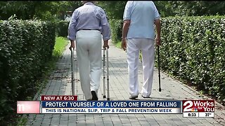 Preventing slips and falls for senior citizens