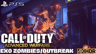 Call of Duty: Advanced Warfare Exo Zombies on Outbreak | PS5, PS4 | 4K HDR (No Commentary Gameplay)