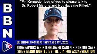 08-11-23 BBN - Bioweapons Whistleblower Karen Kingston - The CIA Has a Hit out 4 Her