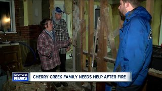 House burned, laid off, Cherry Creek family asking WNY for help