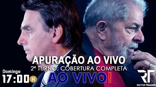 ELEIÇÕES 2022: APURAÇÃO AO VIVO dos VOTOS no SEGUNDO TURNO | 30/10/2022