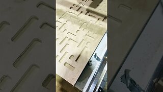 CNC machining acoustic panels from plywood