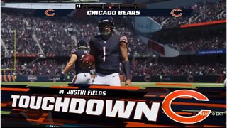 Madden 23 Justin Fields Touchdown Run #shorts