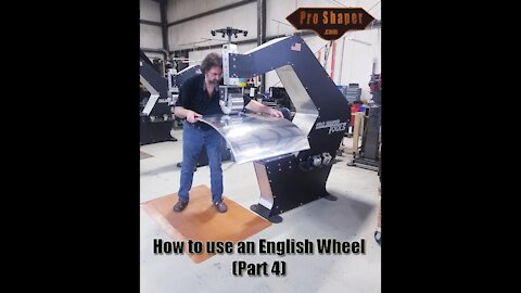 How to use an English Wheel (Part 4)