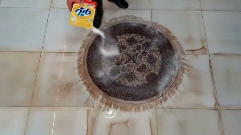 Washing the dirtiest muddy rug cleaning satisfying carpet cleaning asmr