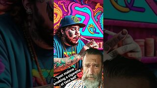 AI prompt: post malone smoking a cigarette at taco bell #ai #artificialintelligence