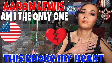 THIS VIDEO BROKE ME | AARON LEWIS "AM I THE ONLY ONE" | REACTION | USA | JUST JEN REACTS | TRENDING