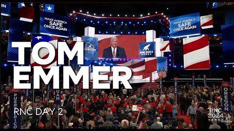 Tom Emmer Speech Republican National Convention Milwaukee 2024, Day 2