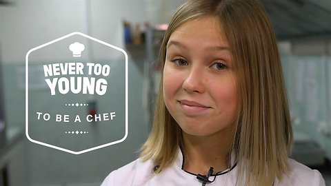 Nunca se es demasiado joven para ser una gran chef