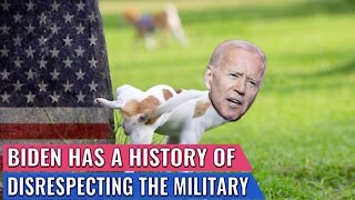 EVERY TIME BIDEN HAS DISRESPECTED OUR MILITARY AND SPIT ON THEIR GRAVES