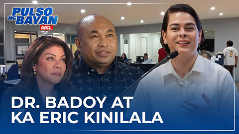 Katapangan nina Dr. Badoy at Ka Eric, kinlala ni Vice President Duterte