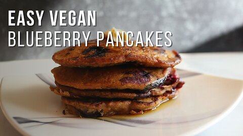 delicious vegan blueberry pancake recipe