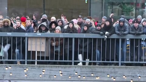 Protest Against Restrictions In The Capital Of Sweden