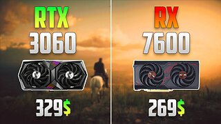 RX 7600 vs RTX 3060 - 1080p