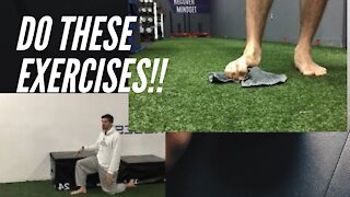 3 FOOT/ANKLE EXERCISES YOU MUST DO!