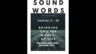 Sound Words, His own son that serveth him