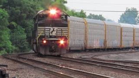 Norfolk Southern 14Q Manifest Mixed Freight Train from Marion, Ohio July 24, 2021