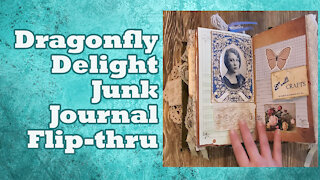 Dragonfly Delight Junk Journal- Beautiful Books