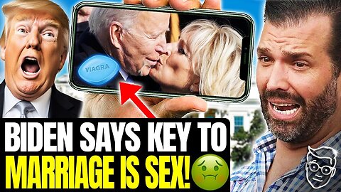 INTERNET CRINGES AS BIDEN CLAIMS HE HAS ‘GOOD SEX’ | DON JR DESTROYS: ‘NOT ENOUGH VIAGRA ON EARTH’🤣