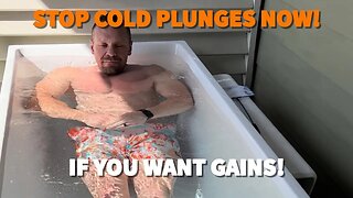 Cold Plunges Kill Muscle Gains